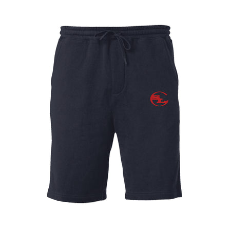 Something Light Clothing SLC™ Midweight Fleece Shorts shown on a model, featuring a comfortable fit and soft fleece material.