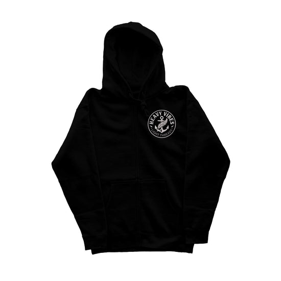 Major Vibes Zip Up Heavyweight Hoodie-Something Light Clothing