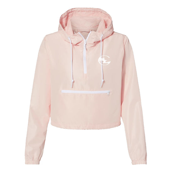 SLC™ Lightweight Pullover Crop Windbreaker-Something Light Clothing
