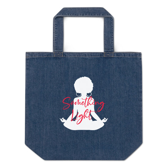 Organic denim tote bag - Something Light Clothing