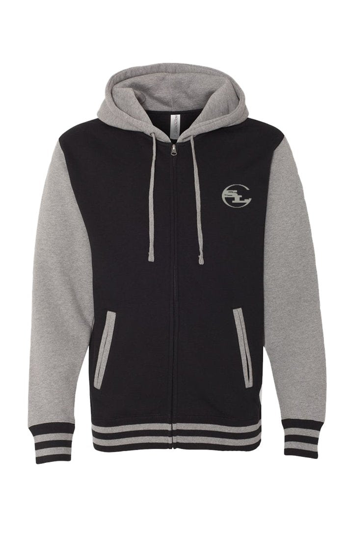 UNISEX HEAVYWEIGHT VARSITY ZIP HOOD