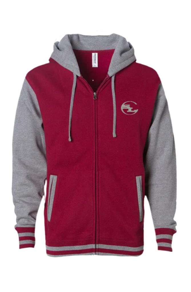 UNISEX HEAVYWEIGHT VARSITY ZIP HOOD