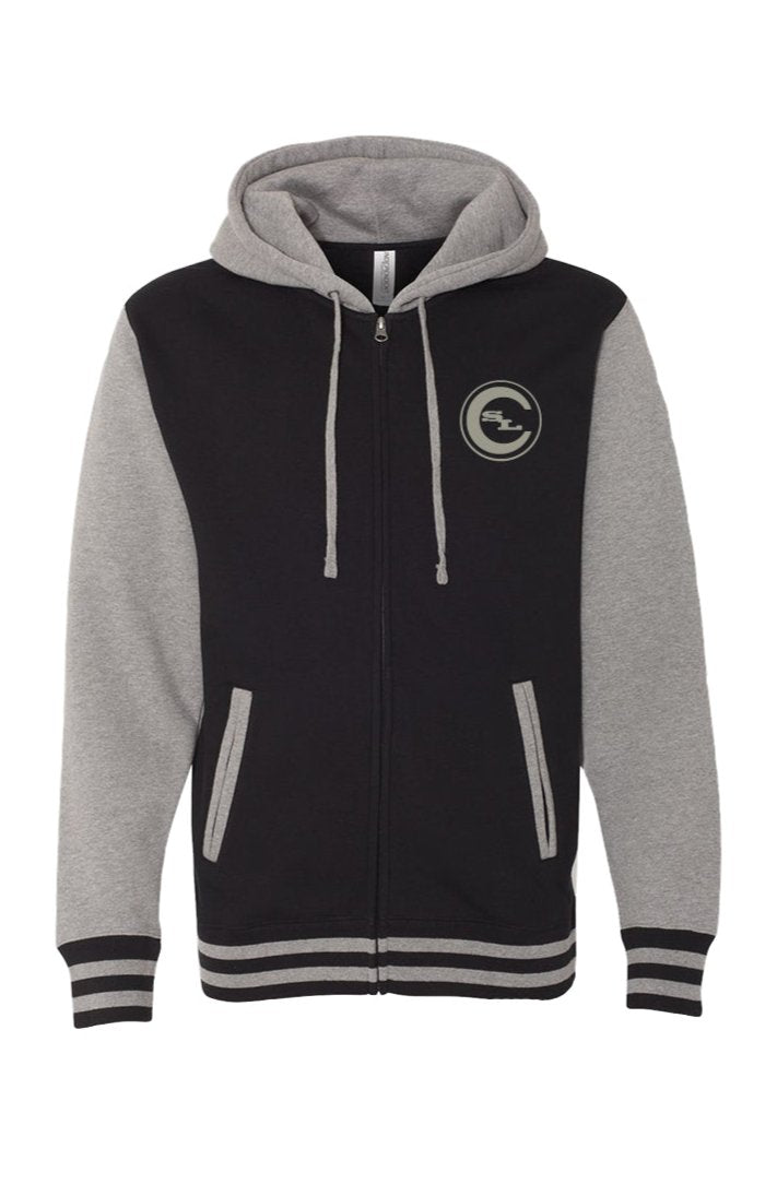 UNISEX HEAVYWEIGHT VARSITY ZIP HOOD