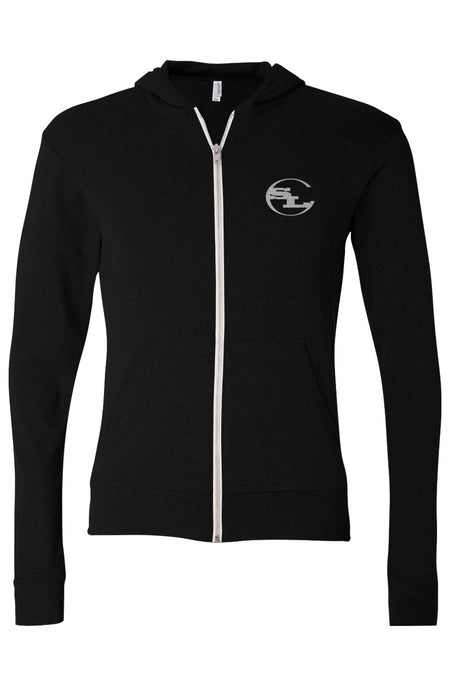 Triblend Full-Zip Lightweight Hoodie