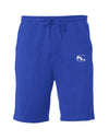 Something Light Clothing SLC™ Fleece Shorts, navy blue casual shorts with elastic waistband and side pockets, relaxed fit for comfortable wear