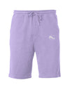 Soft SLC™ Fleece Shorts by Something Light Clothing, relaxed fit with elastic waistband, shown in a cozy fleece fabric.