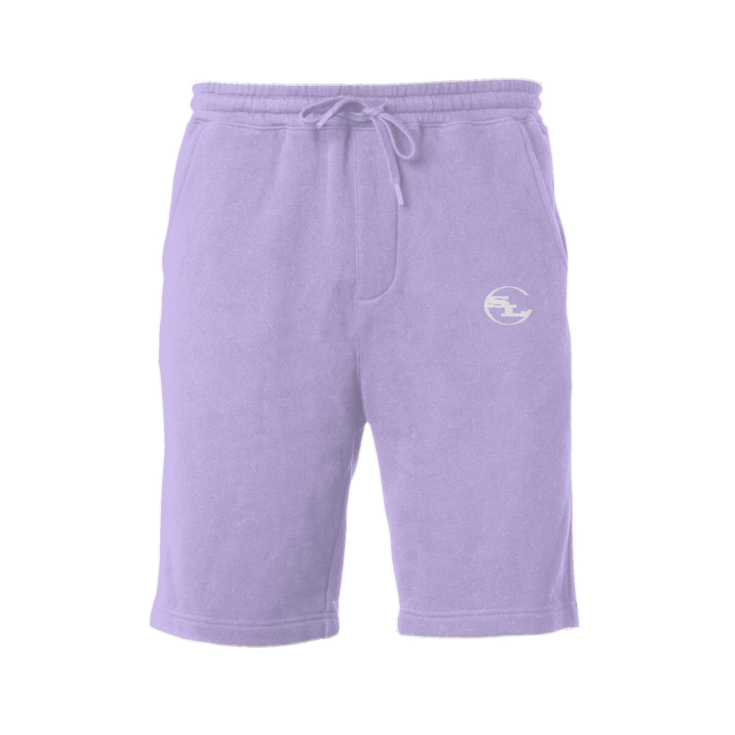 Soft SLC™ Fleece Shorts by Something Light Clothing, relaxed fit with elastic waistband, shown in a cozy fleece fabric.