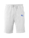Light blue SLC™ Fleece Shorts by Something Light Clothing, showing soft fleece fabric and comfortable fit.