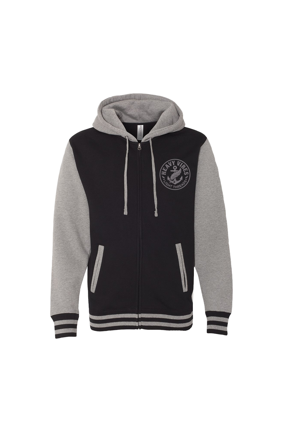 SLC VARSITY ZIP HOOD Heavy Vibes 