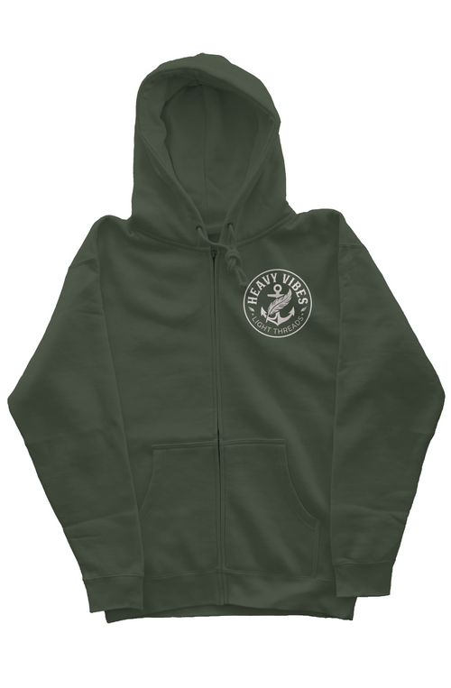 Major Vibes Zip Up Heavyweight Hoodie