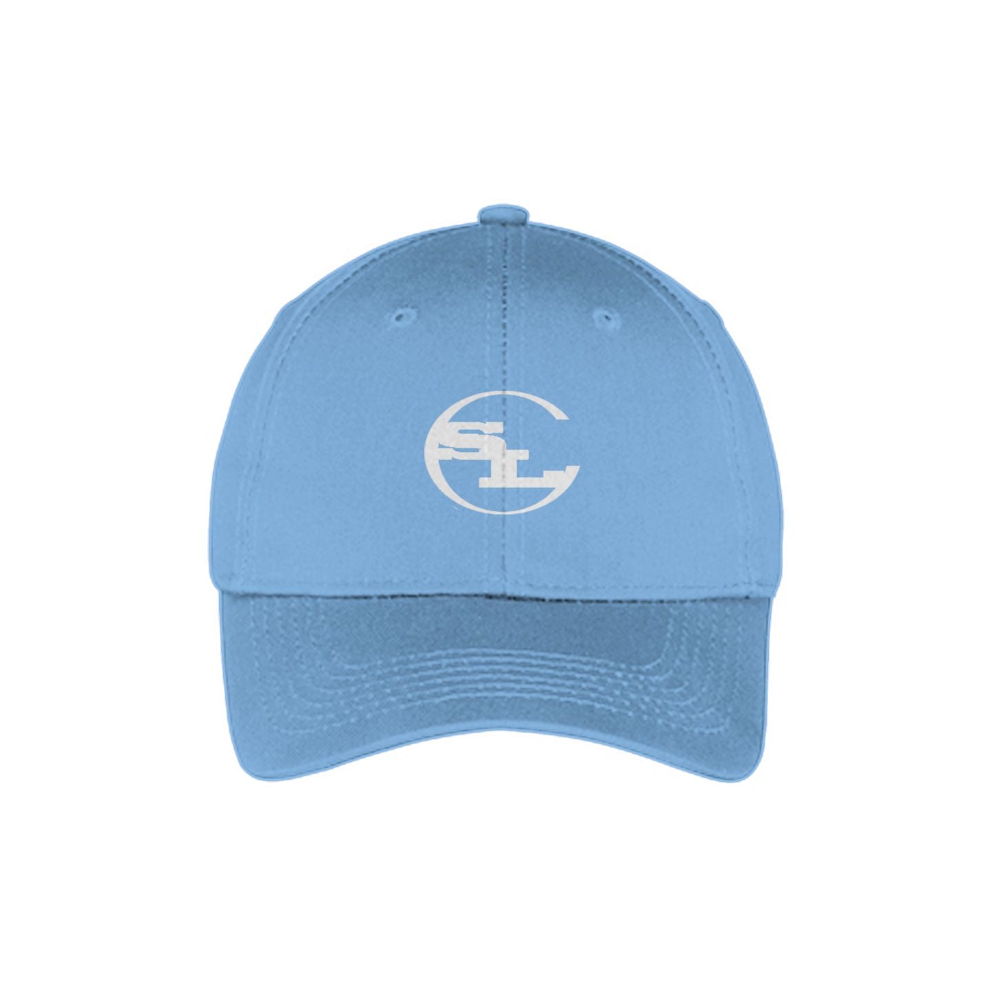 Carolina blue adjustable youth cap with SLC logo and structured mid-profile fit