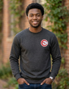 Light gray SLC™ Premium Sweatshirt by Something Light Clothing, showing a cozy, casual long-sleeve sweatshirt on a plain background.