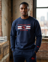 Gray sweatpants from Something Light Clothing with a relaxed fit and elastic waistband, casual loungewear for comfortable style.