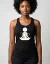 Light gray SLC™ Ideal Racerback Tank Top by Something Light, featuring a comfortable fit and stylish sleeveless design.