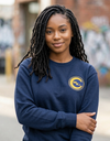 Gray SLC™ Premium Sweatshirt from Something Light Clothing featuring a comfortable fit and soft fabric for casual wear.