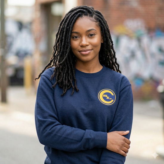 Gray SLC™ Premium Sweatshirt from Something Light Clothing featuring a comfortable fit and soft fabric for casual wear.