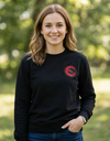 Light gray SLC™ Premium Sweatshirt by Something Light Clothing, featuring a comfortable fit and soft fabric, displayed on a plain background.