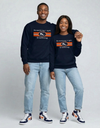 Light gray SLC™ Pocket Sweatshirt by Something Light Clothing, featuring a cozy fit and front pocket detail.