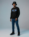 Gray SLC™ Pocket Sweatshirt by Something Light Clothing featuring a front pocket and crew neck style.