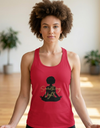 Light purple SLC™ Ideal Racerback Tank Top by Something Light, showing its sleeveless design and comfortable fit.