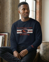 Light blue SLC™ Embroidered Sweatshirt by Something Light Clothing featuring embroidered design on soft fabric.