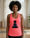 Something Light SLC™ Ideal Racerback Tank top, soft fabric, sleeveless design, casual fit, perfect for activewear or everyday wear.