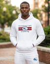 Comfortable grey sweatpants from Something Light Clothing with a relaxed fit and elastic waistband, perfect for casual wear.