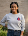 Light gray SLC™ Premium Sweatshirt by Something Light Clothing, featuring a comfortable fit and soft fabric.