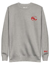 Grey premium sweatshirt featuring the OG logo printed on the chest