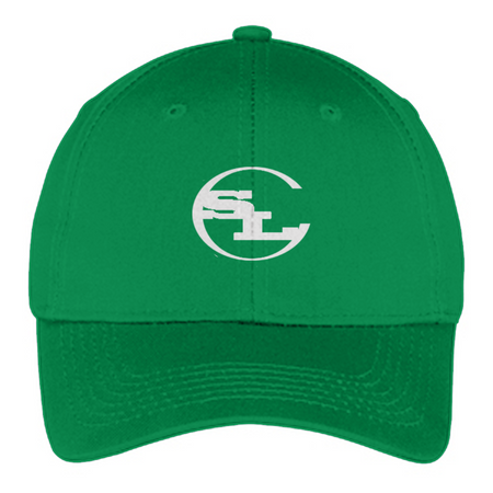 Kelly Green adjustable youth cap with SLC logo and structured mid-profile fit