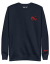 Navy Blue premium sweatshirt featuring the OG logo printed on the chest