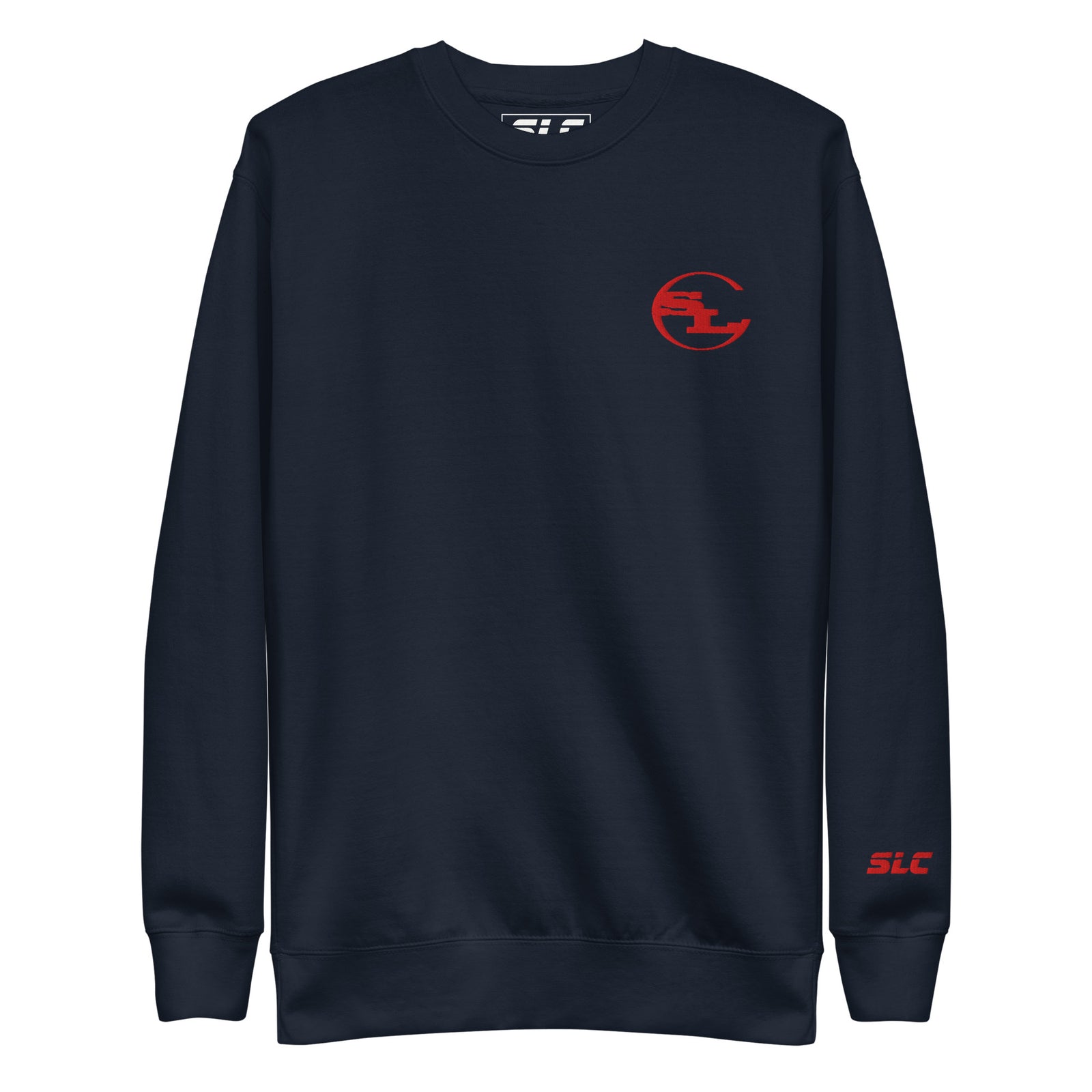 Navy Blue premium sweatshirt featuring the OG logo printed on the chest