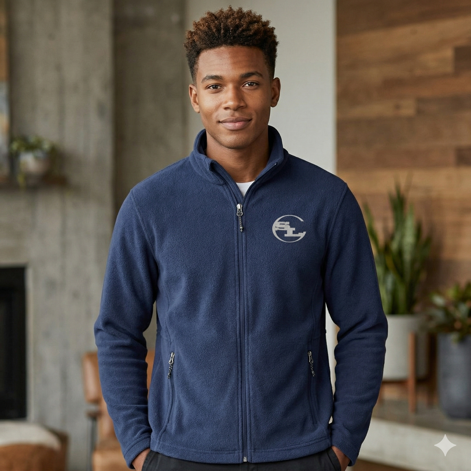 SLC™ Fleece Jacket-Something Light Clothing