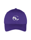 Purple  adjustable youth cap with SLC logo and structured mid-profile fit