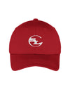 Red adjustable youth cap with SLC logo and structured mid-profile fit