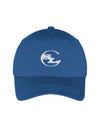 Royal adjustable youth cap with SLC logo and structured mid-profile fit