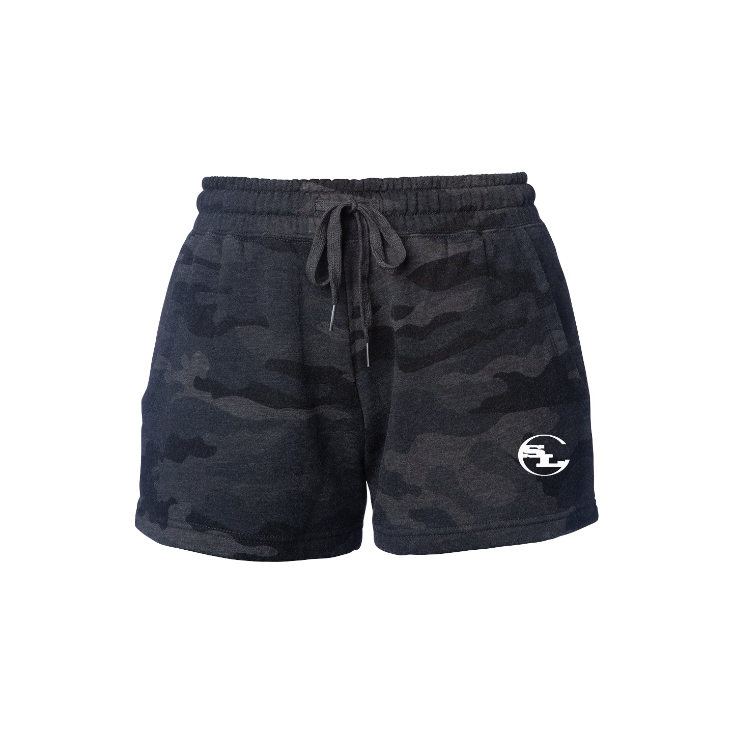 SLC™ Black Camo Shorts-Something Light Clothing