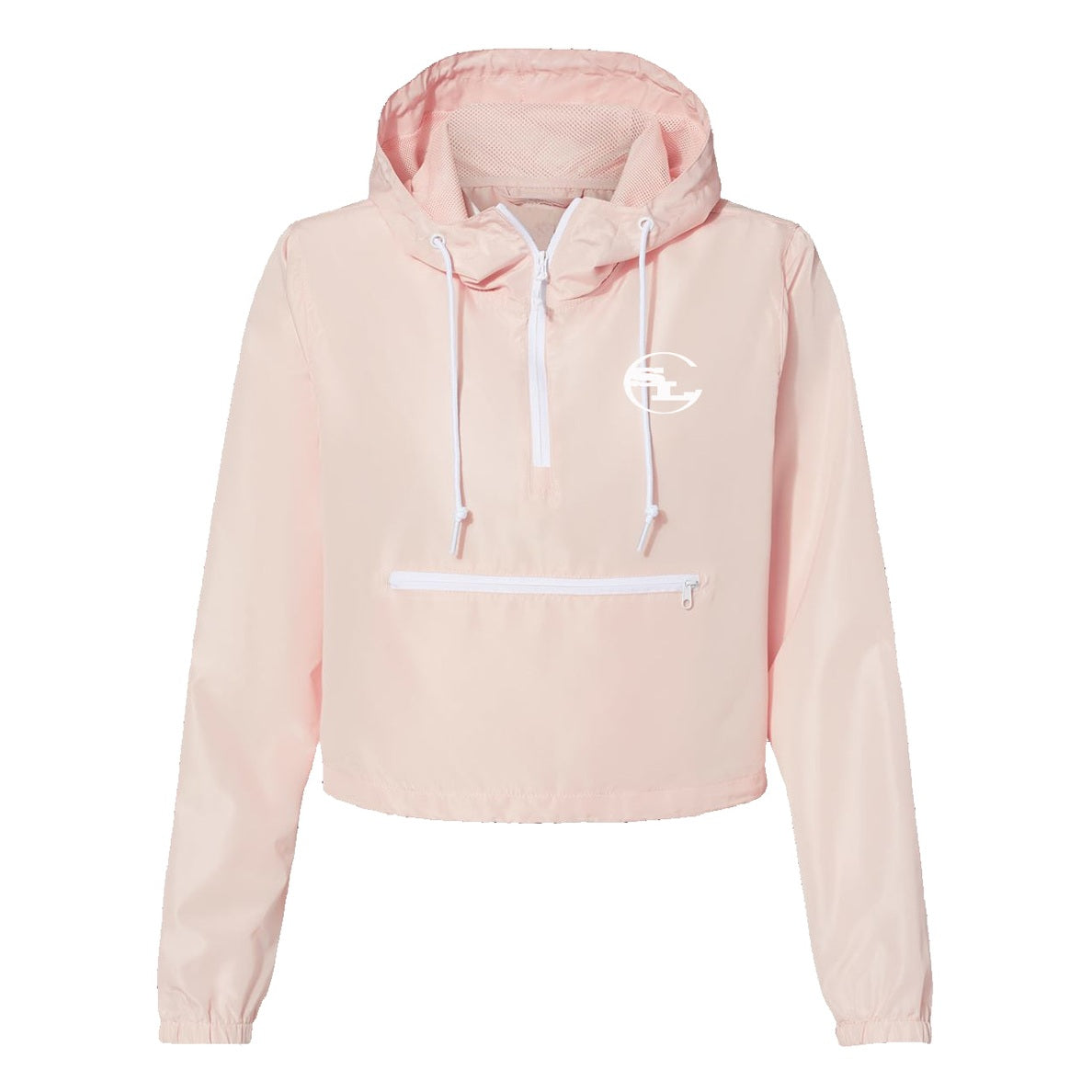 SLC™ Lightweight Pullover Crop Windbreaker-Something Light Clothing