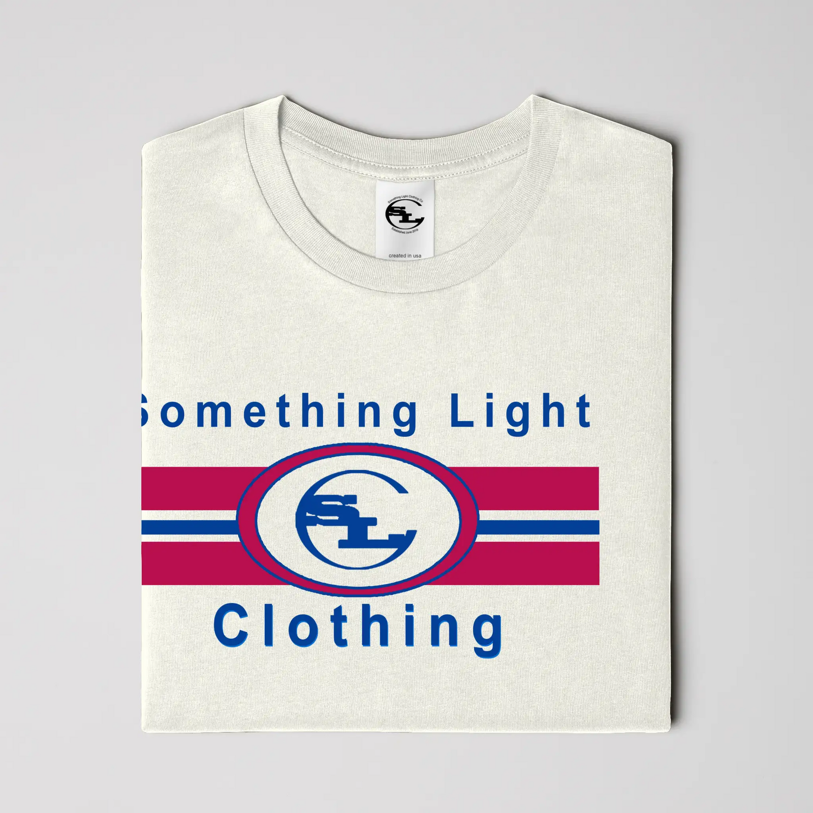 SLC™ Logo Tee-Something Light Clothing
