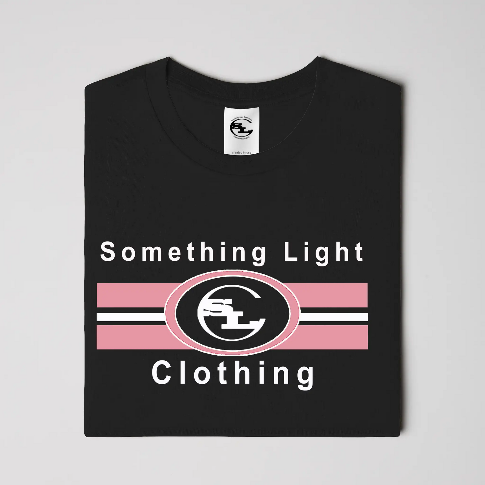 SLC™ Logo Tee-Something Light Clothing