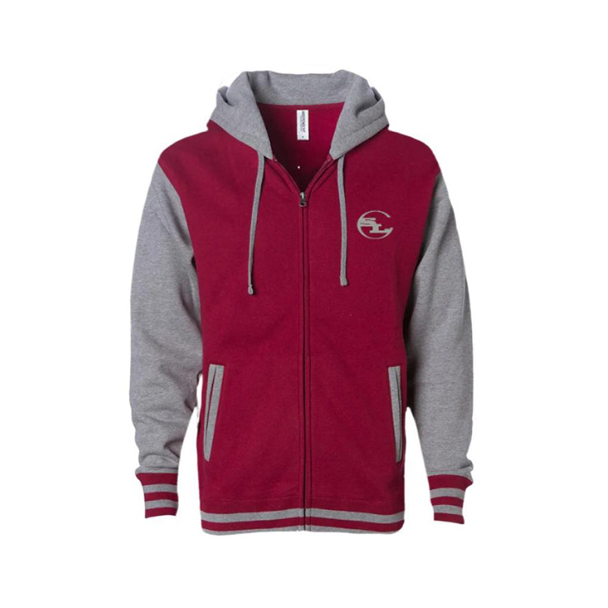 SLC™ OG Logo Varsity Hoodie-Something Light Clothing