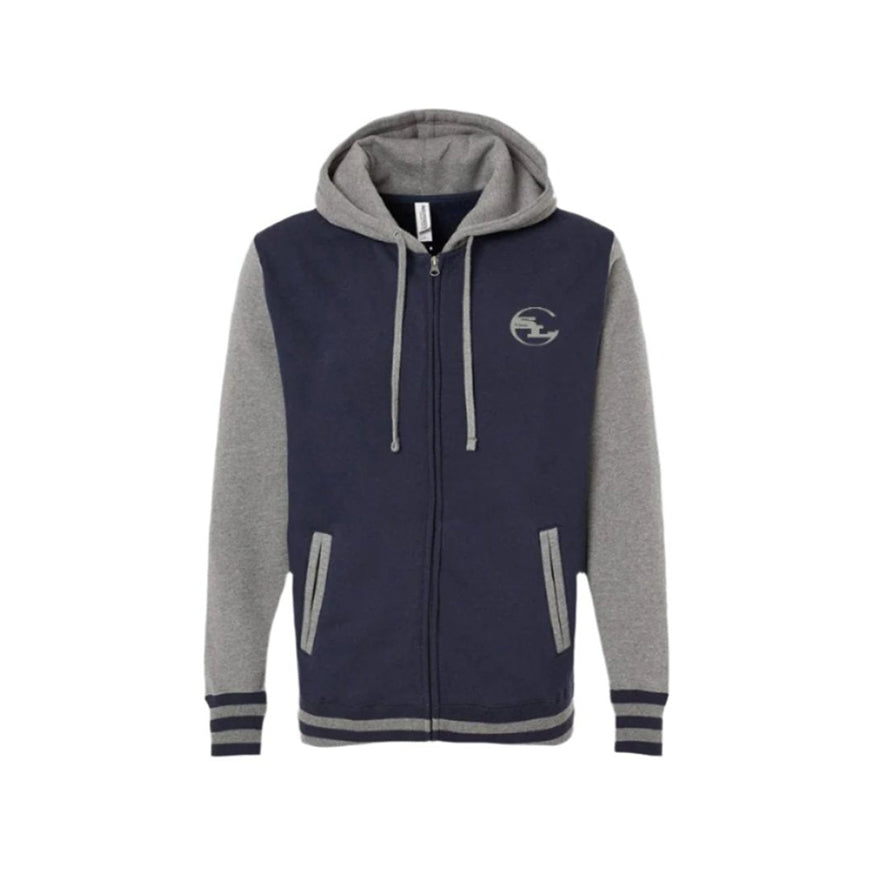 SLC™ OG Logo Varsity Hoodie-Something Light Clothing