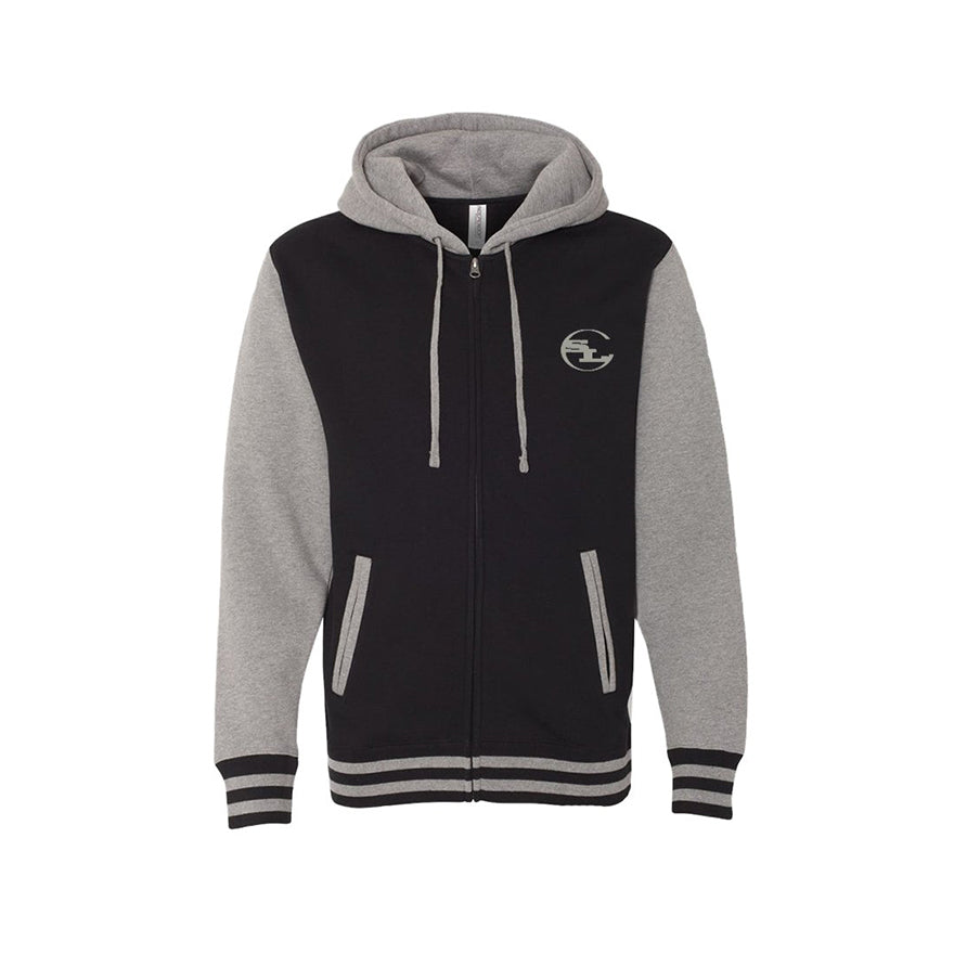 SLC™ OG Logo Varsity Hoodie-Something Light Clothing