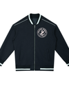 SLC™ Zip Bomber Jacket from Something Light Clothing, featuring a sleek design with a front zipper and stylish collar.