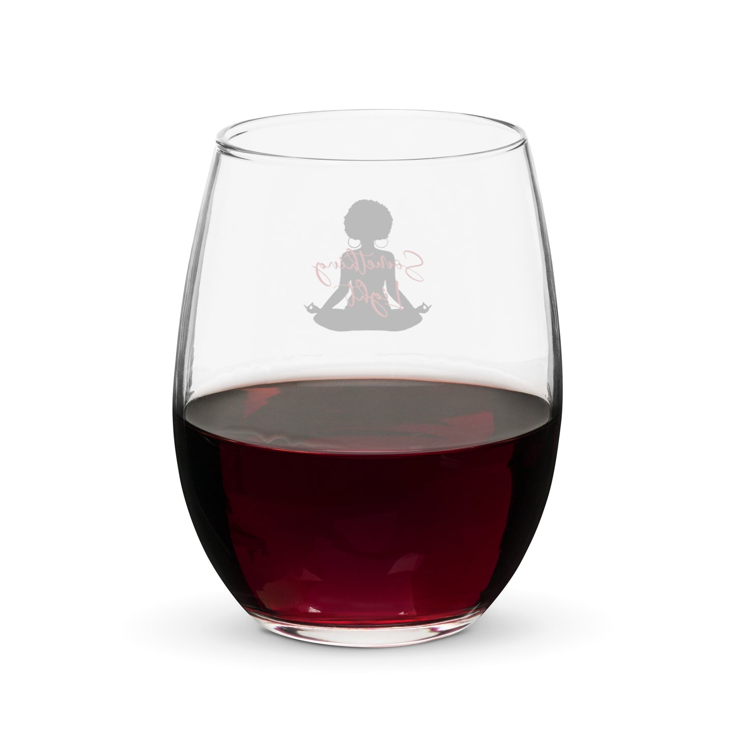 Stemless wine glass