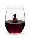 Stemless wine glass