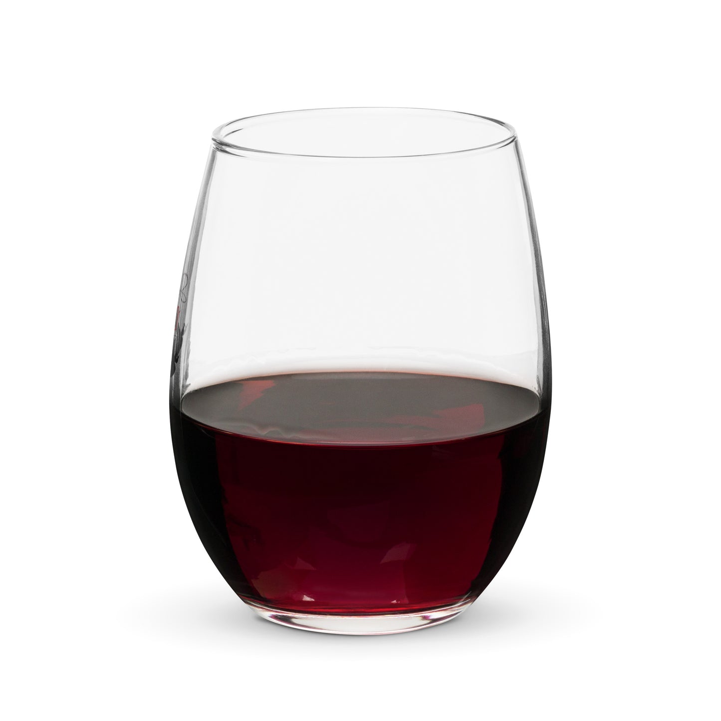 Stemless wine glass