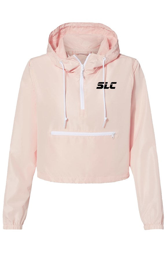 Lightweight Pullover Crop Windbreaker