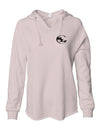 Womens Lightweight  Wash Hooded Sweatshirt