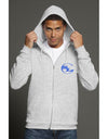heather zip hoody